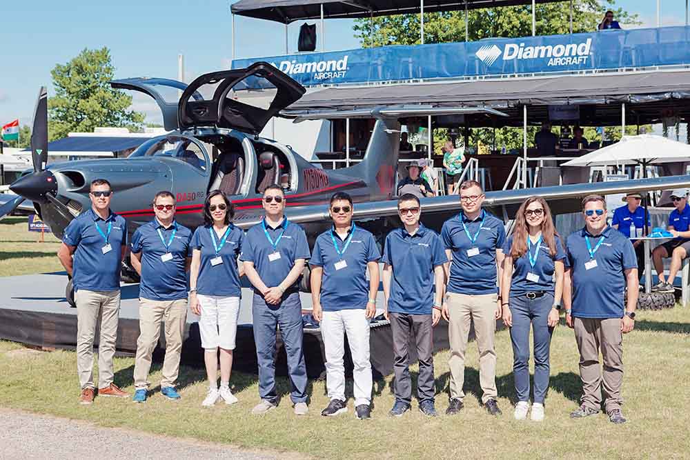 z6尊龙·中国官方网站钻石飞机精彩亮相“美国飞来者大会”