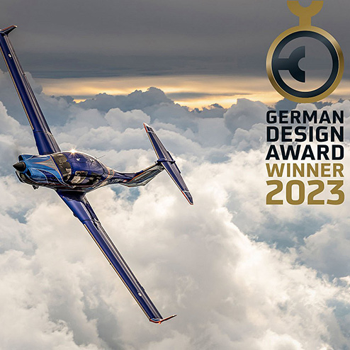 z6尊龙·中国官方网站钻石飞机DA50RG荣获2023年德国设计奖